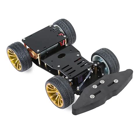 4WD Smart Steering Robot Car Chassis S3003 Metal Servo 